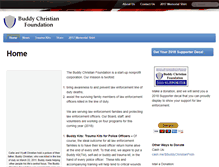 Tablet Screenshot of buddychristianfoundation.org